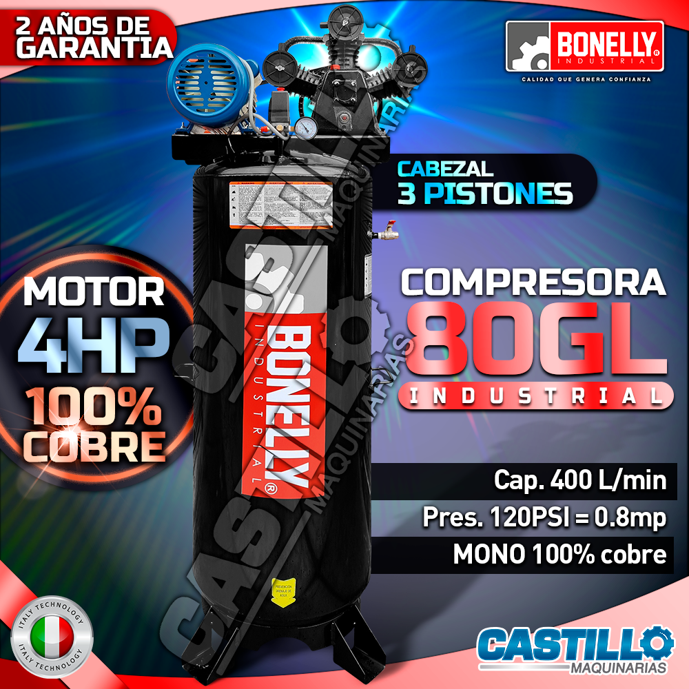Compresora | Bonelly 80 GALONES