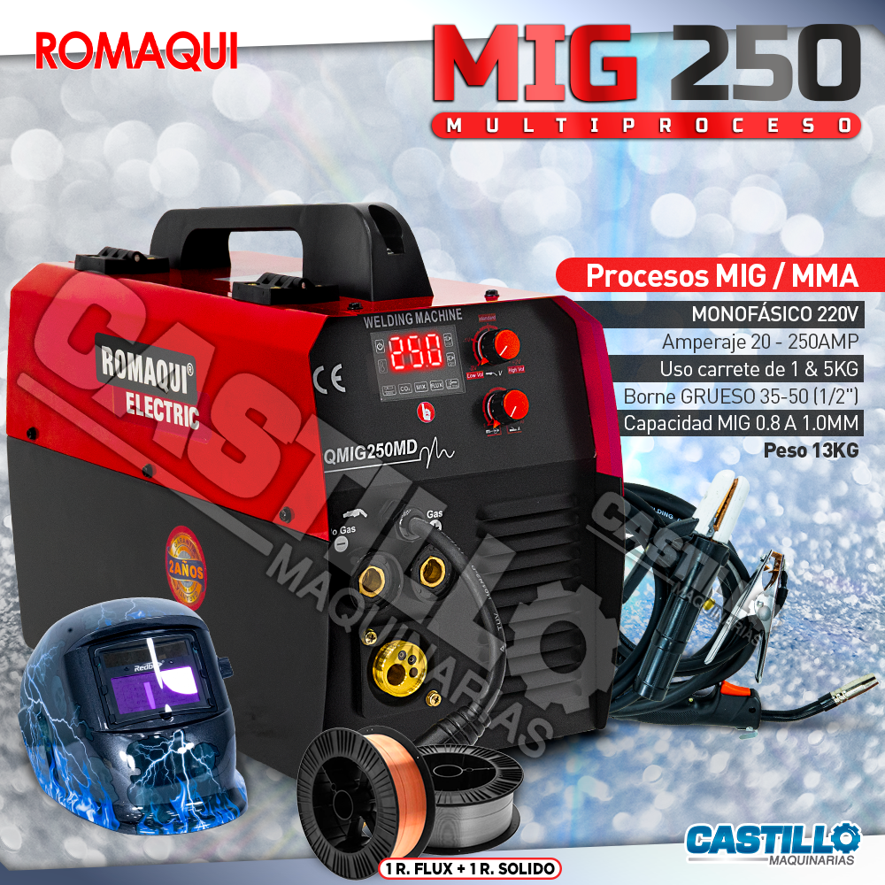 Soldadora MIG | Romaqui MIG 250