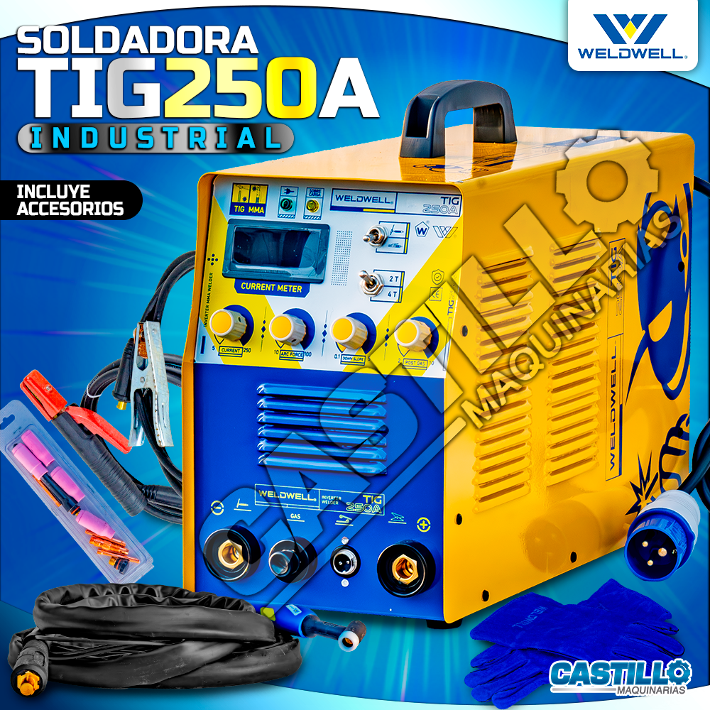 Soldadora TIG | WeldWell TIG 250A