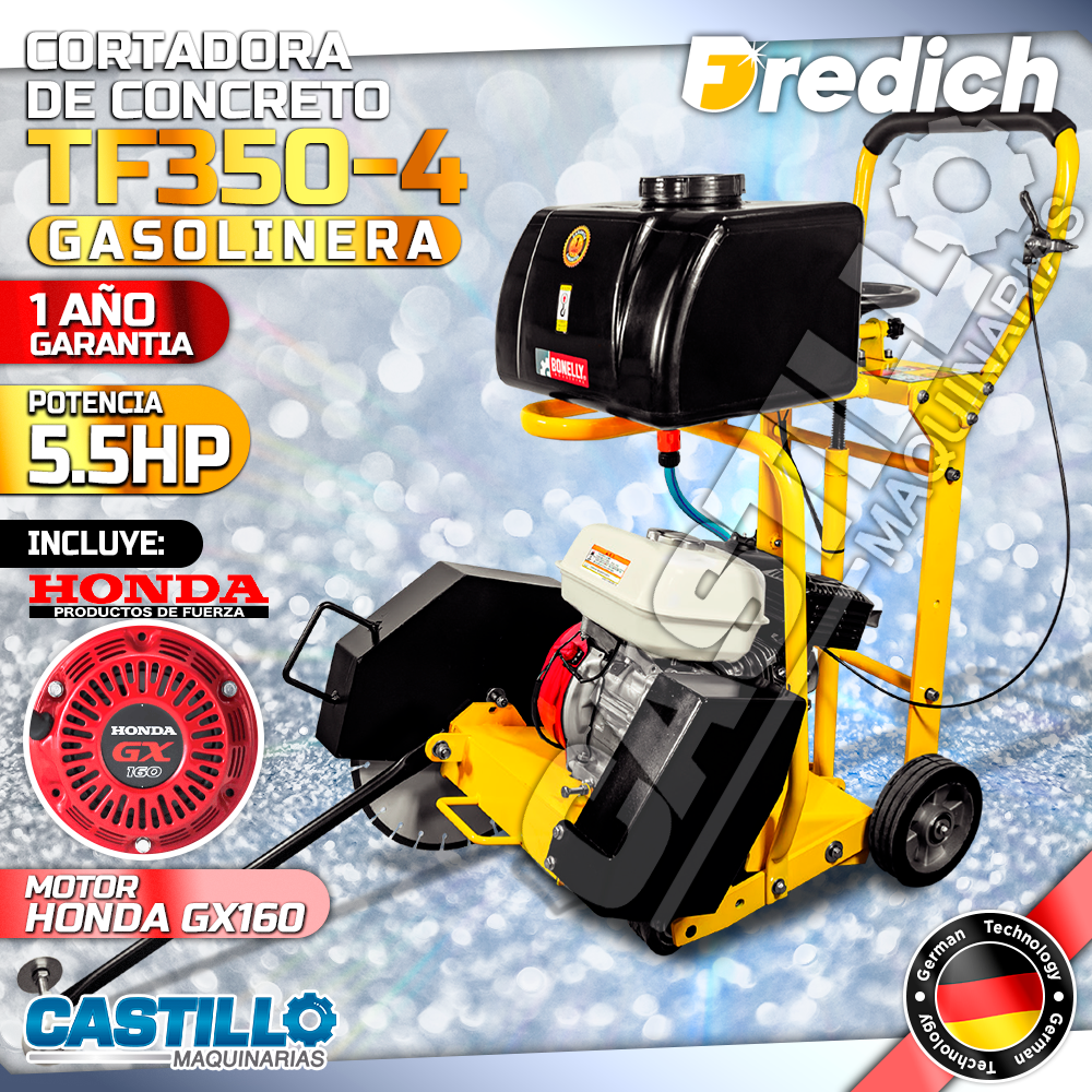 Cortadora de concreto | Fredich 5.5HP