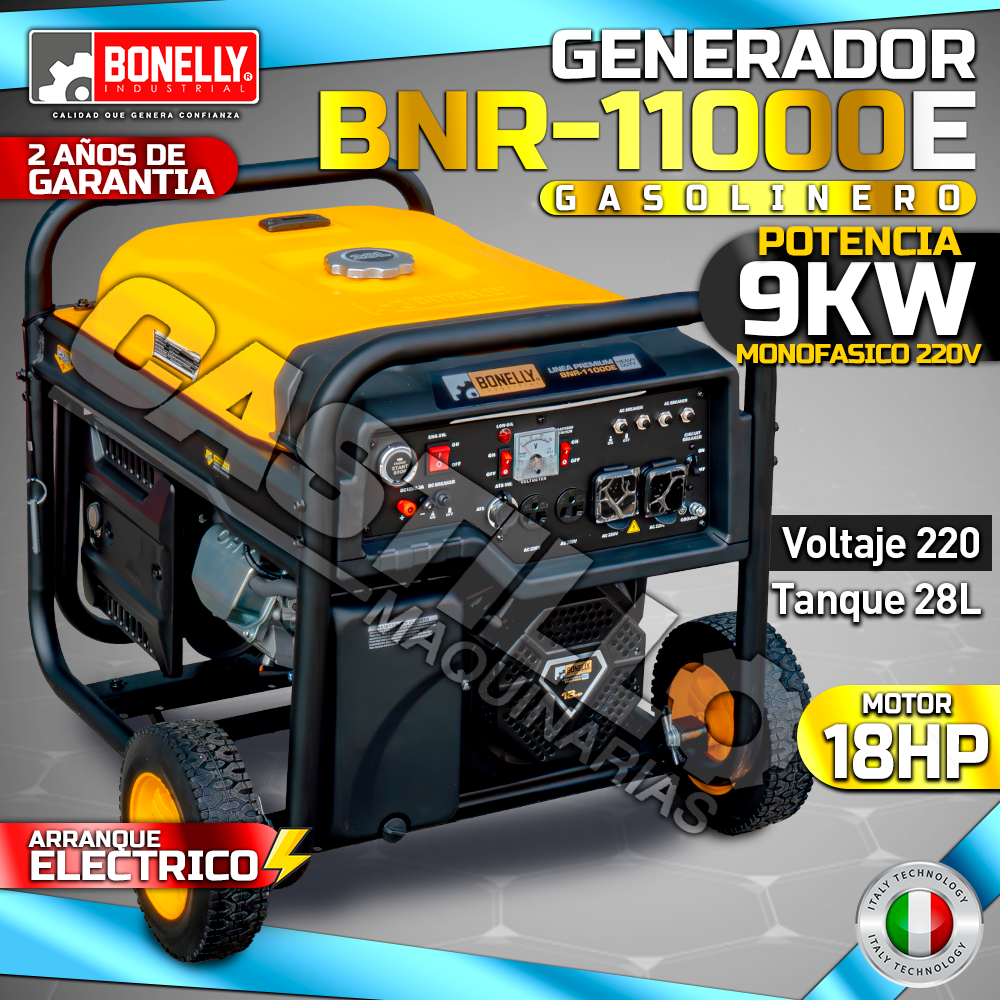 Generador Eléctrico | Gasolinero Bonelly BNR-11000E
